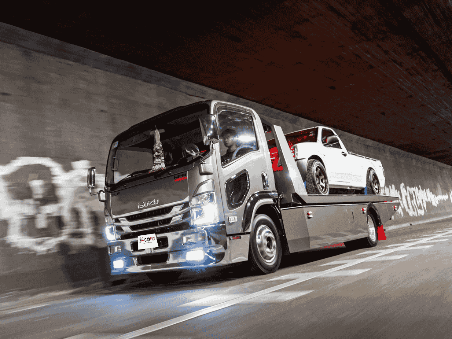 24carfix tow truck service